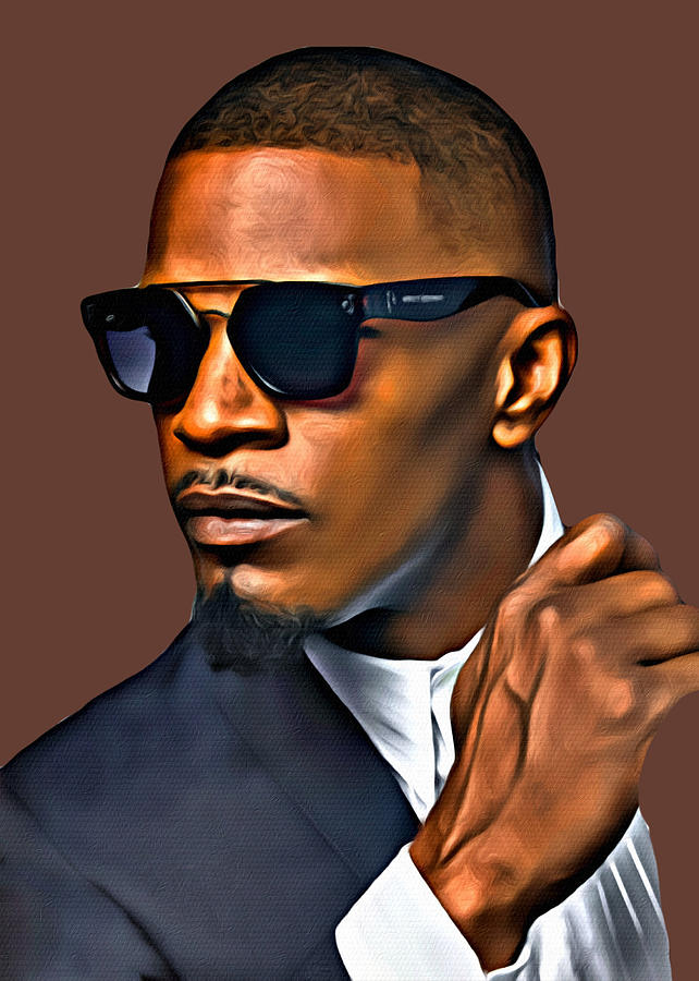 Jamie Foxx Photograph - A Foxx Indeed by Karen Showell Jamie Foxx Photograph - A Foxx Indeed by Karen Showell