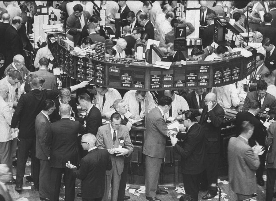 A Frantic Day At The New York Stock Exch Photograph by Yale Joel A Frantic Day At The New York Stock Exch Photograph by Yale Joel