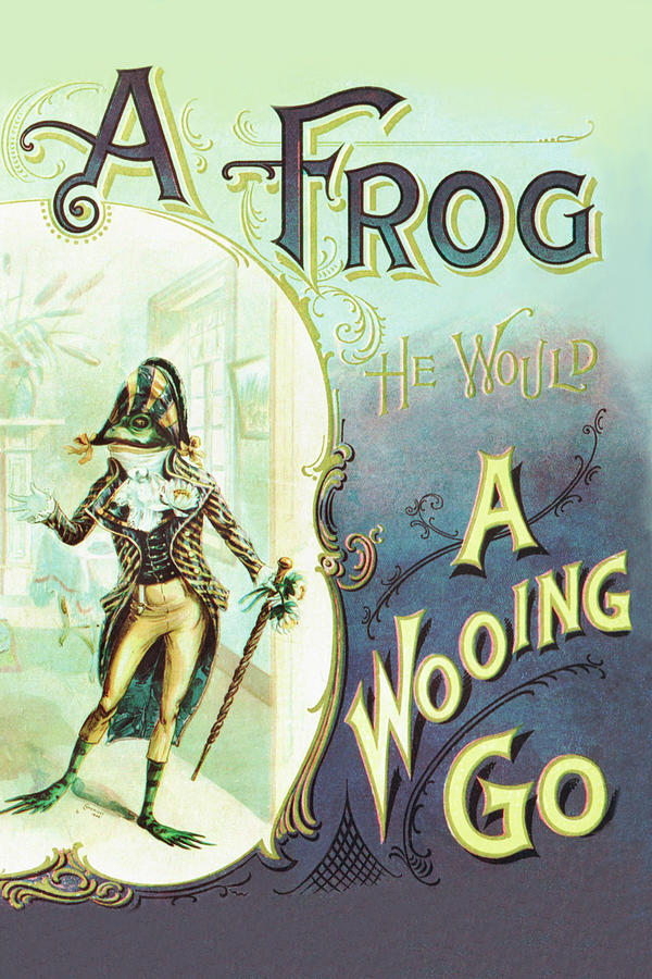 A Frog: A Wooing Go Painting by Unknown
