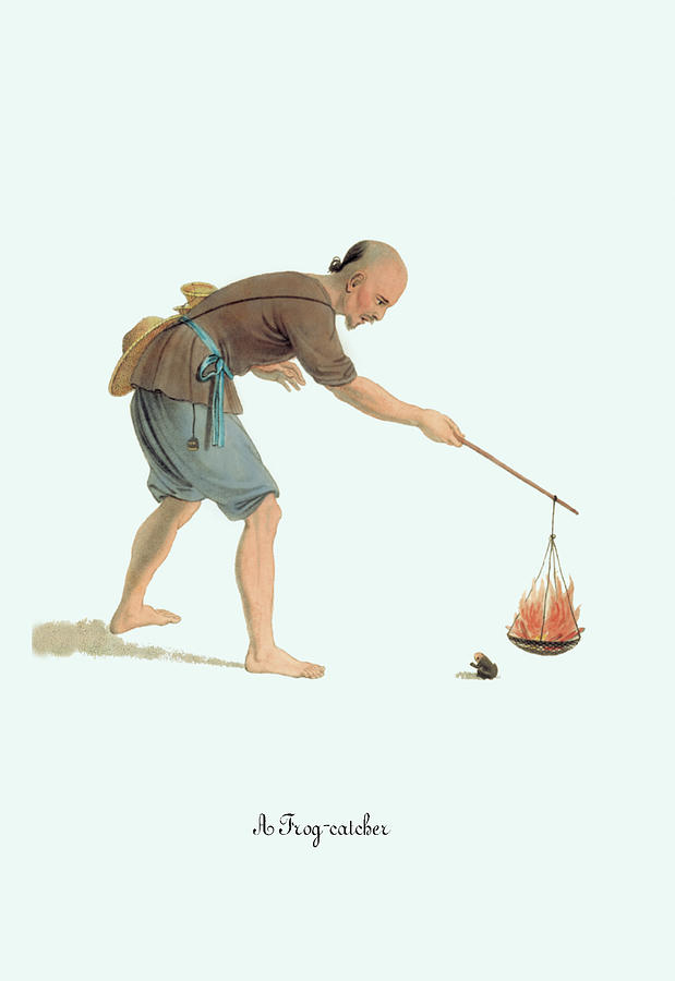 A Frog-Catcher Painting by Pu-Qa