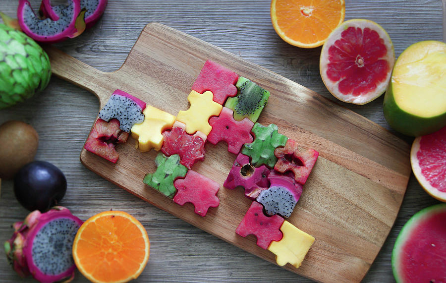 A Fruit Puzzle Photograph by Elena Ecimovic