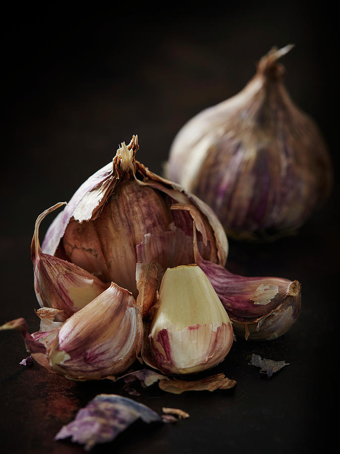 A Garlic Bulb Photograph by Ali Sid