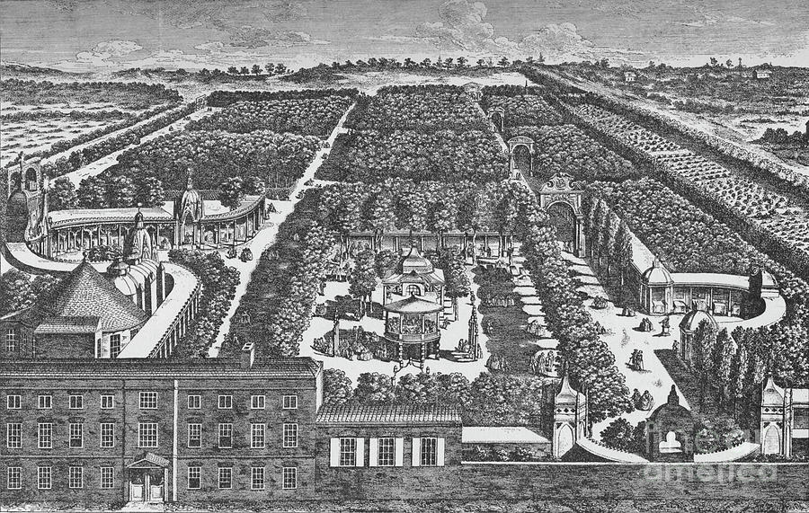A General Prospect Of Vauxhall Gardens Drawing by Print Collector