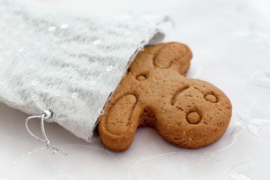 A Gingerbread Man As A Gift Photograph by Lydie Besancon