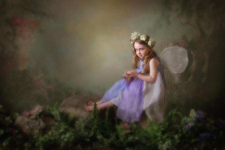 A Girl Dressed As A Fairy Photograph by Design Pics / Pete Stec