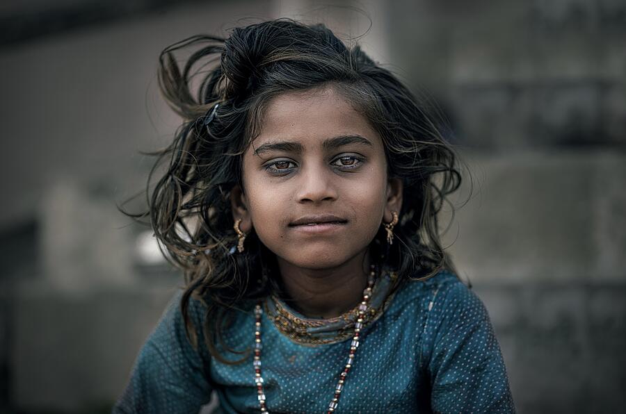 A Girl From Benares Ghats Photograph by Waldemar Szmidt - Fine Art America