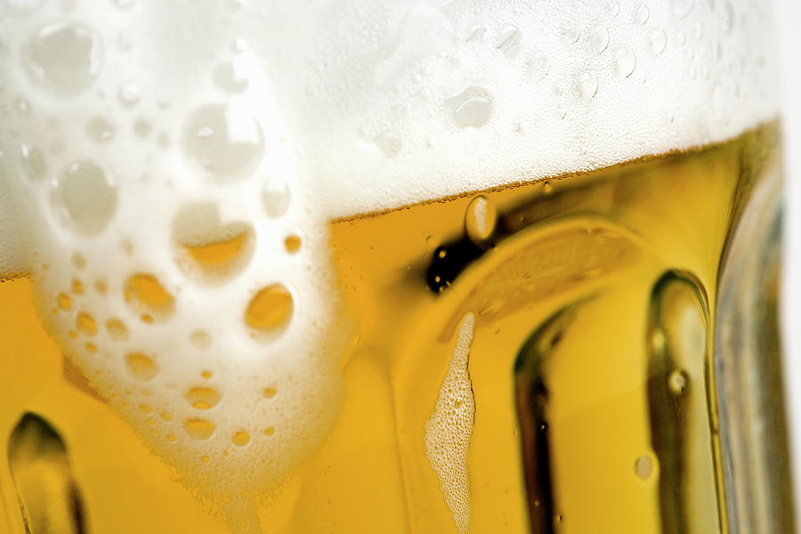 A Glass Of Beer Photograph by Caspar Benson