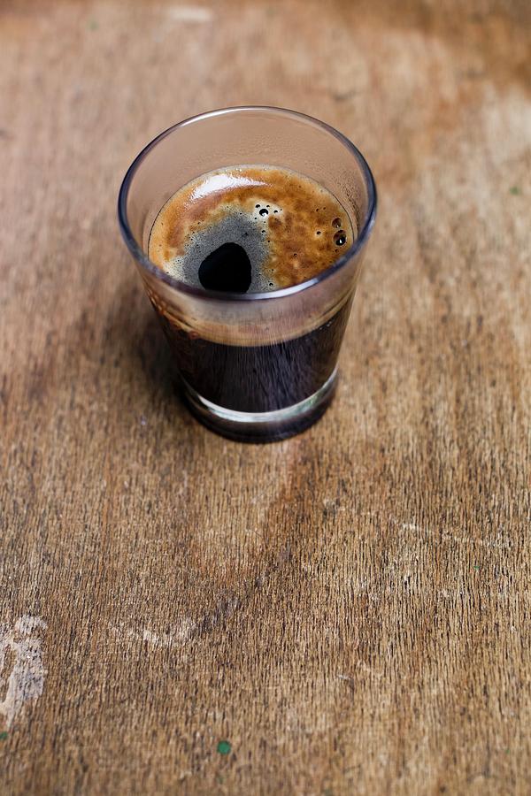 A Glass Of Black Coffee Photograph by Sporrer/skowronek