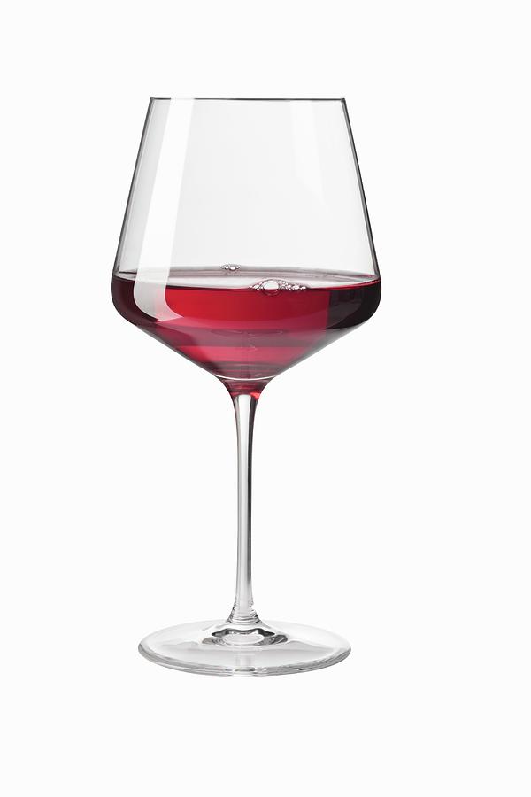 A Glass Of Burgundy Photograph by Peter Garten