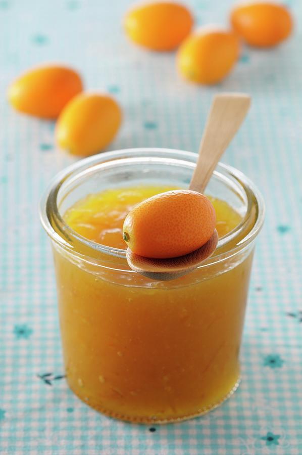 A Glass Of Kumquat Jam Photograph by Jean-christophe Riou