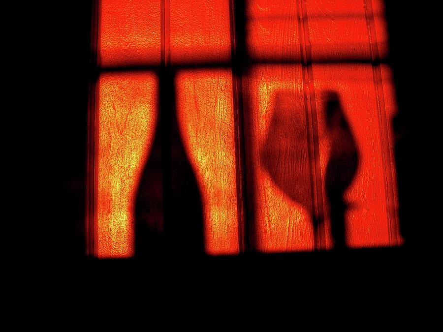 Abstract Photograph - A Glass Of Red Wine by Anders Ludvigson