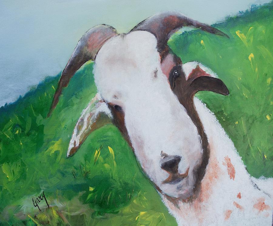 A Goat To Love Painting by Gary Smith