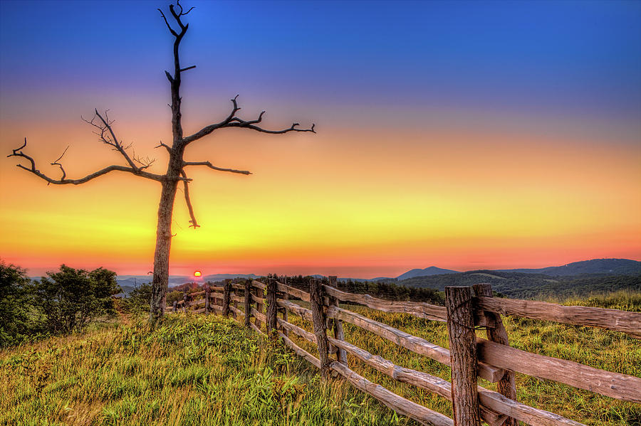 A Gorgeous Blue Ridge Sunrise Photograph by Dan Carmichael