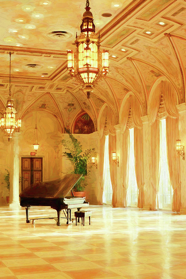 A Grand Piano at the Breakers 102 Photograph by Rich Franco