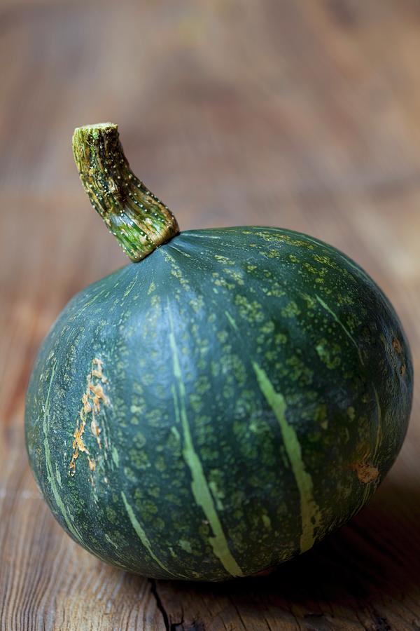 A Green Winter Squash Photograph by Mche, Hilde