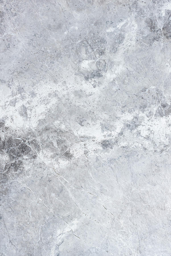 A Grey Marble Surface Photograph by Great Stock!