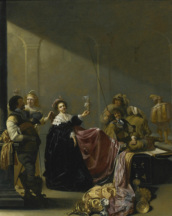 A Guardroom Interior Painting by Jacob Duck