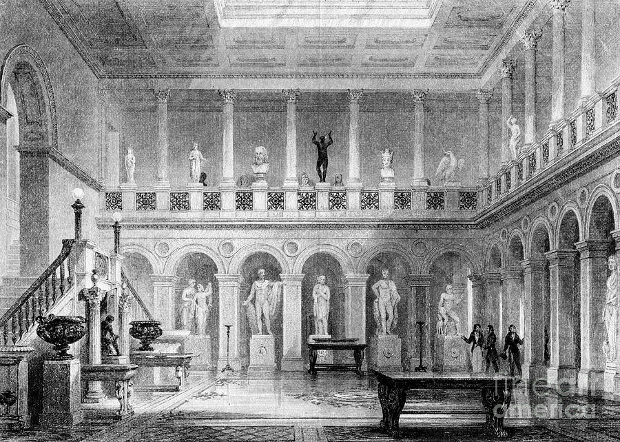 A Hall In Deepdene, Dorking, Surrey Drawing by Print Collector