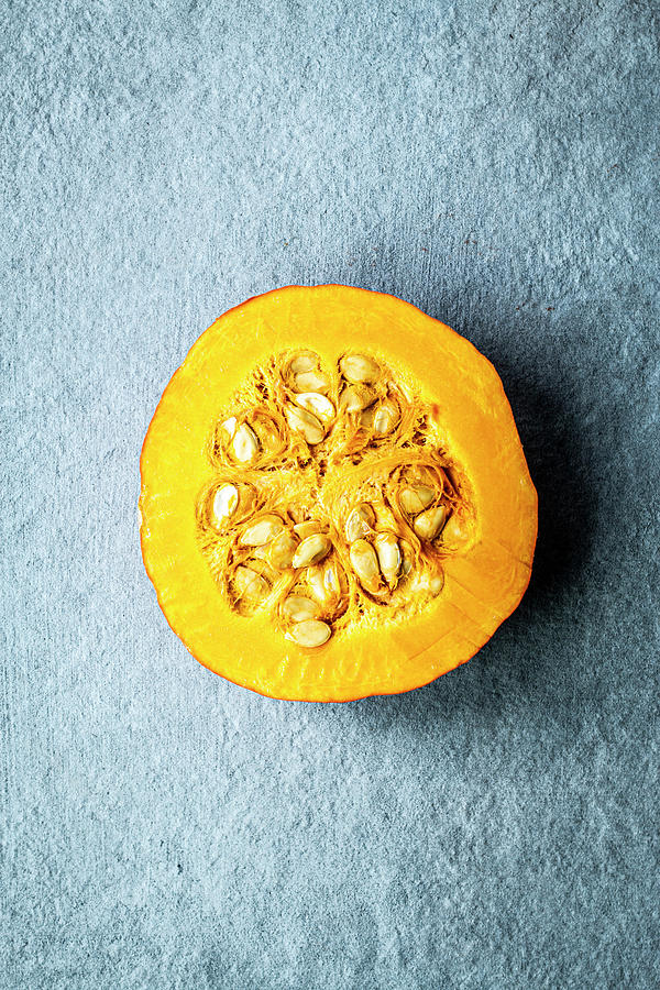 A Halved Squash Photograph by Simone Neufing