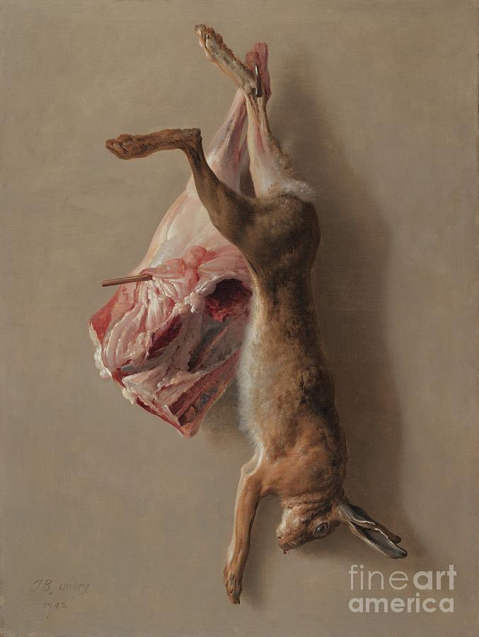 A Hare And A Leg Of Lamb Drawing by Heritage Images
