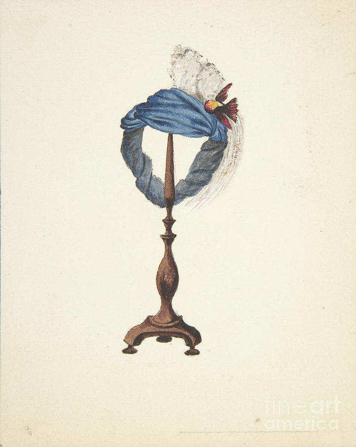 A Hat On A Stand Drawing by Heritage Images