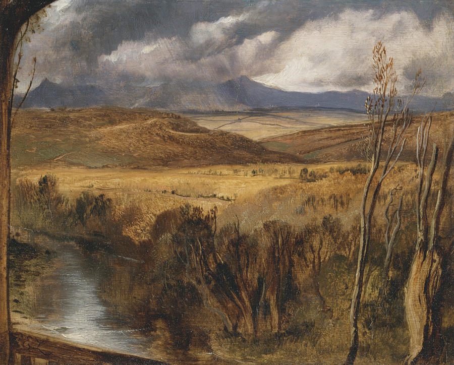 A Highland Landscape Painting by Edwin Landseer