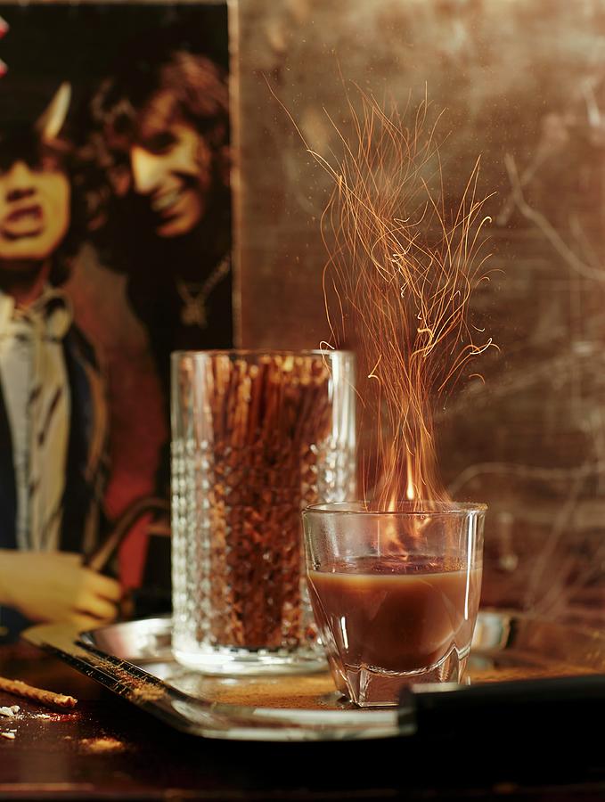 Cocktail Photograph - A highway To Hell Cocktail From The 1980s by Jalag / Julia Hoersch