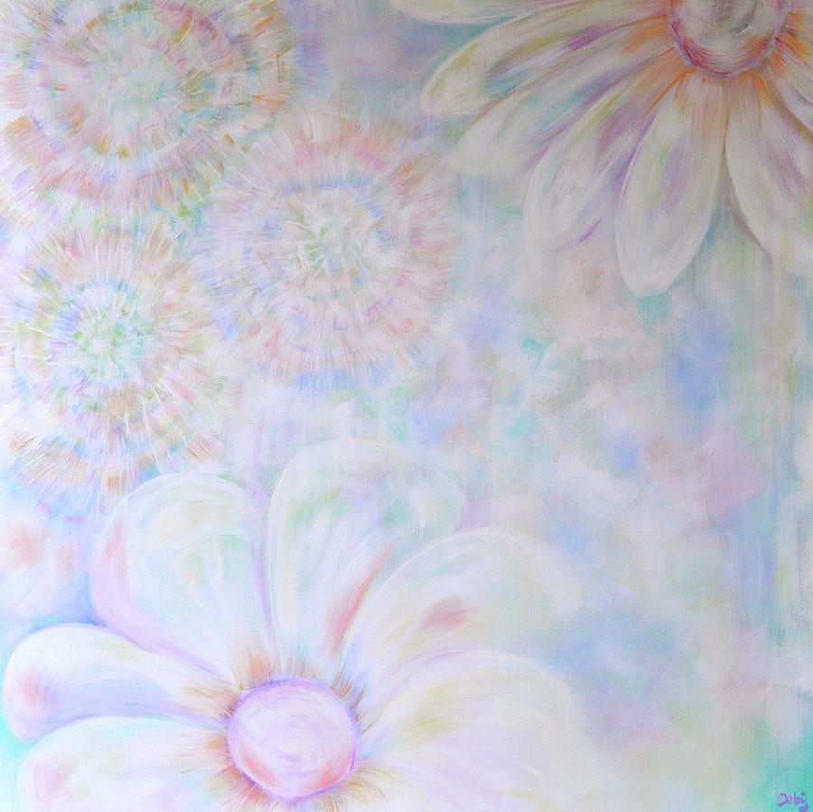 Flower Painting - A Hint of Spring by Debi Starr