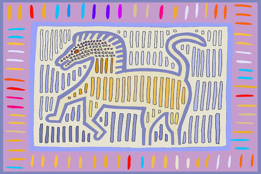 A Horse With No Name Digital Art by Vagabond Folk Art - Virginia Vivier