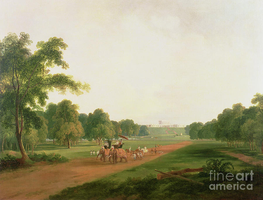 A Hunting Party In India Painting By William Daniell Fine Art America   A Hunting Party In India William Daniell 