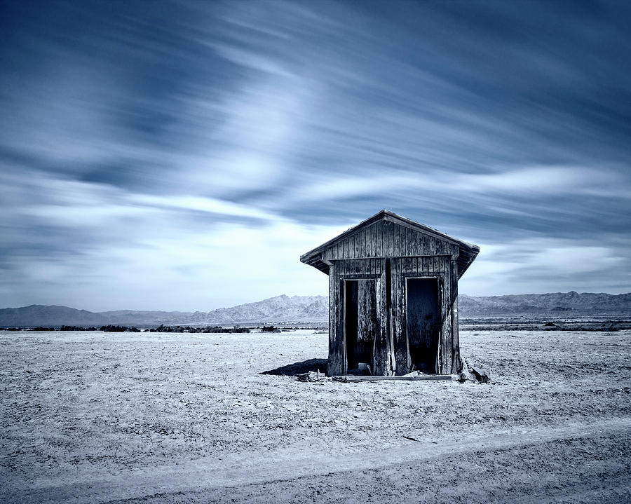 Desert Photograph - A Hut On The Desert by Nazeem Sheik Desert Photograph - A Hut On The Desert by Nazeem Sheik
