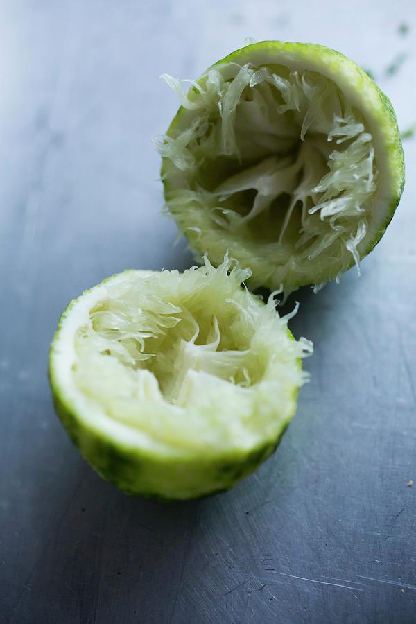 A Juiced Lime Photograph by Claudia Timmann