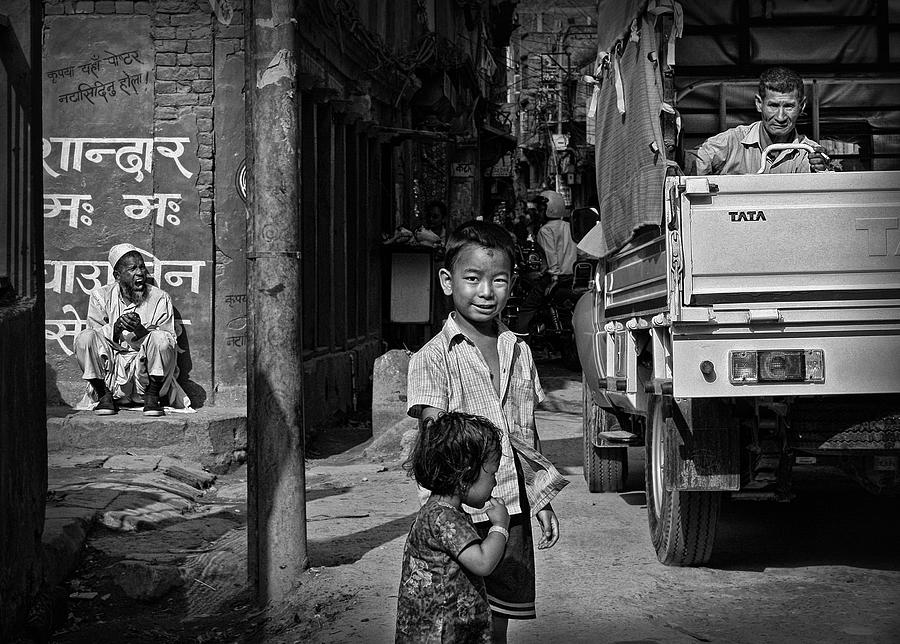 A Kathmandu Scene Photograph by Eyal Bussiba