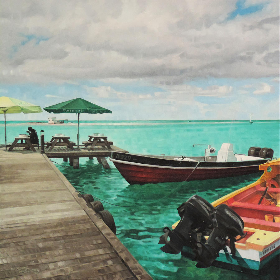 Holiday In Aruba Painting by T S Carson