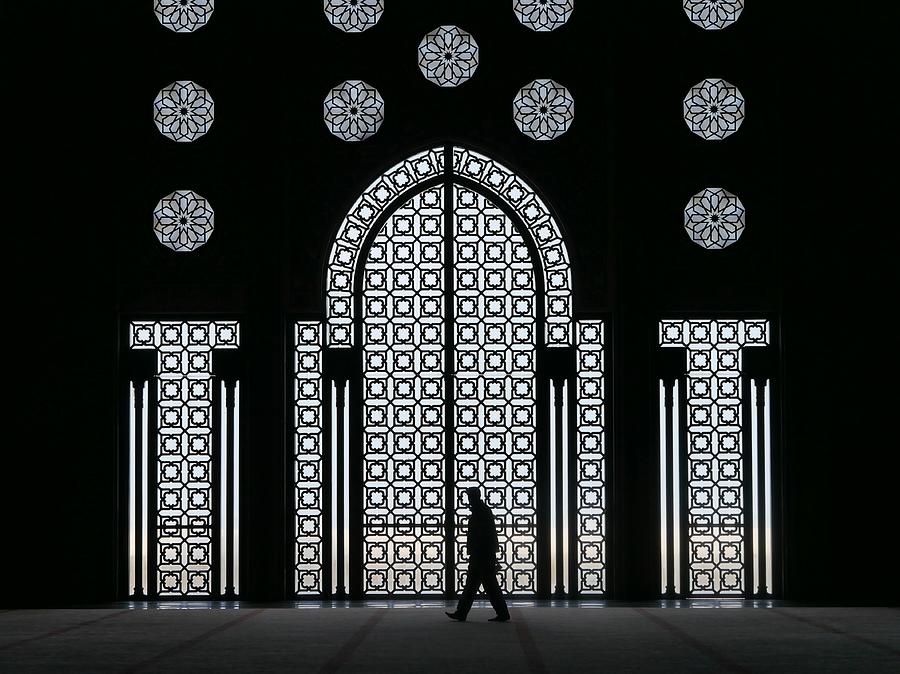 Casablanca Movie Photograph - A La Mosque Hassan II by Nadine Risse