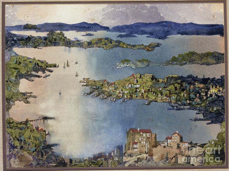 A Land-locked Sea Painting by William Blamire Young - Fine Art America
