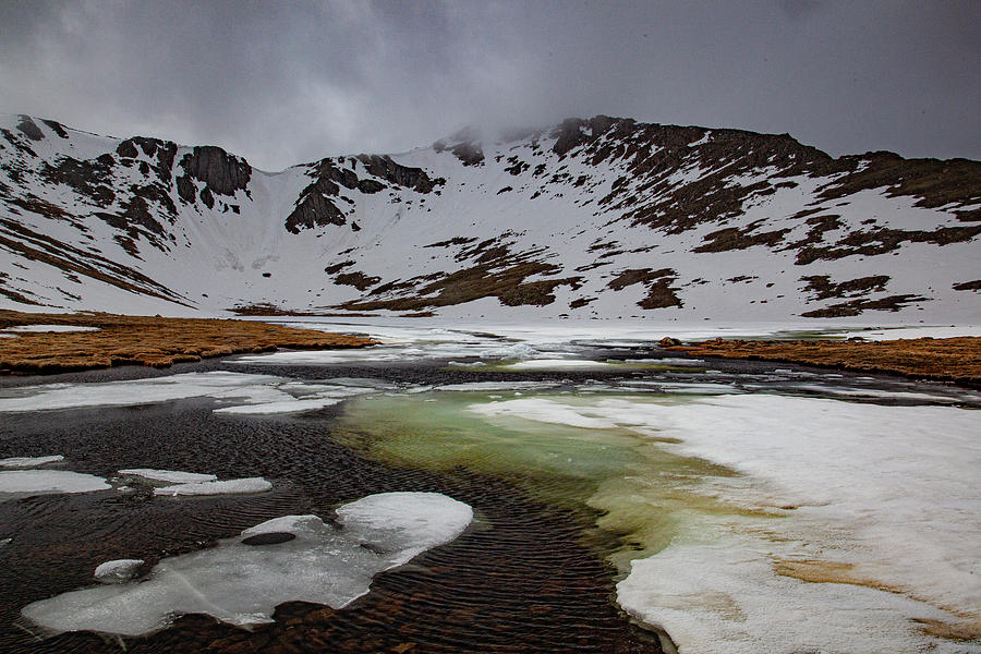 A Late Spring for Summit Lake Photograph by Al Hann