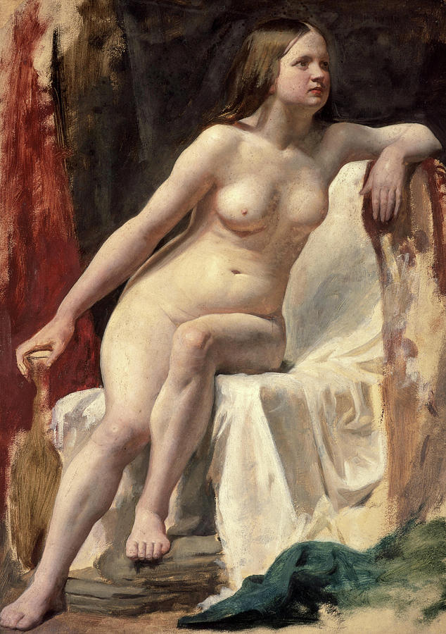 A Life Study Of A Female Nude