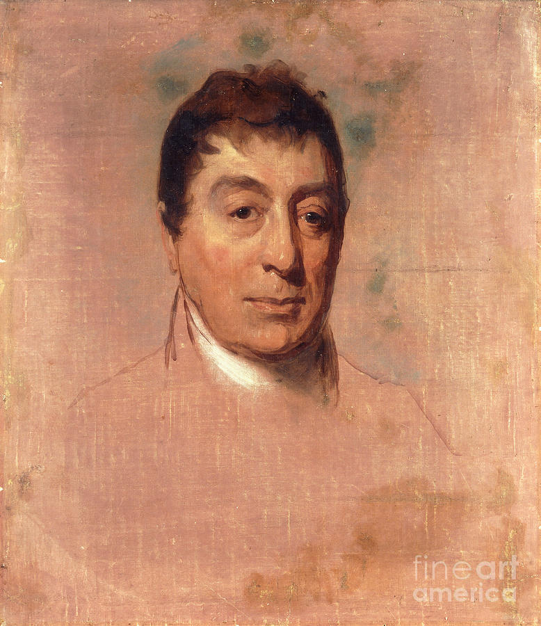 Thomas Sully Painting - A Life Study Of The Marquis De Lafayette, 1824-1825 by Thomas Sully