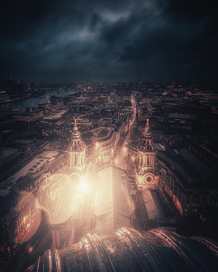 London Photograph - A Light In Darkness by David George