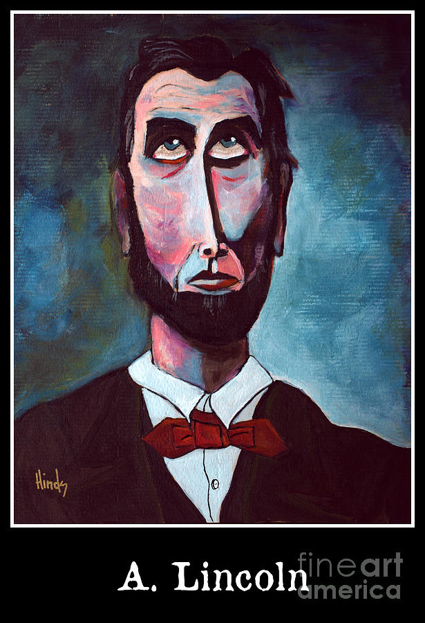 A. Lincoln Greeting Card Painting