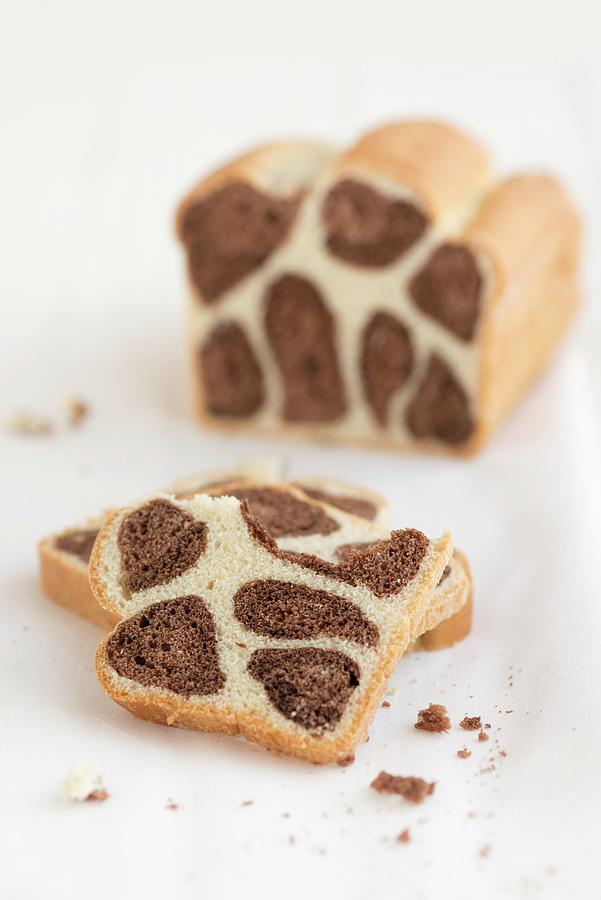 A Loaf Cake With A Leopard Pattern, Sliced Photograph by Ewa Rejmer