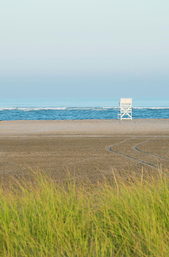 A Lone Lifeguard Stand Just Before Photograph by Driendl Group
