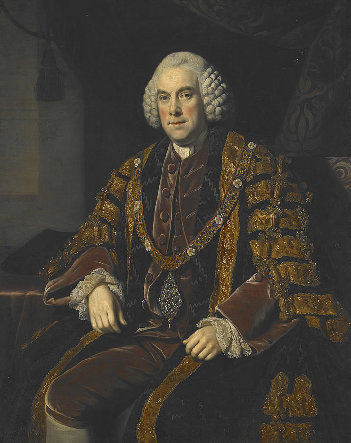 A Lord Mayor of London  Painting by Nathaniel Dance-Holland