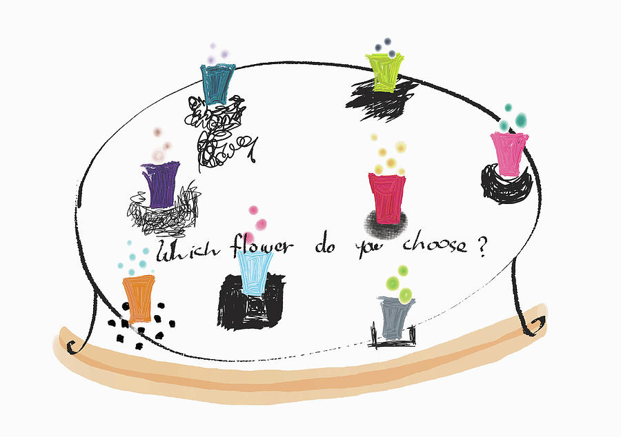 A Lot Of Cups On The Table Digital Art by Daj A Lot Of Cups On The Table Digital Art by Daj