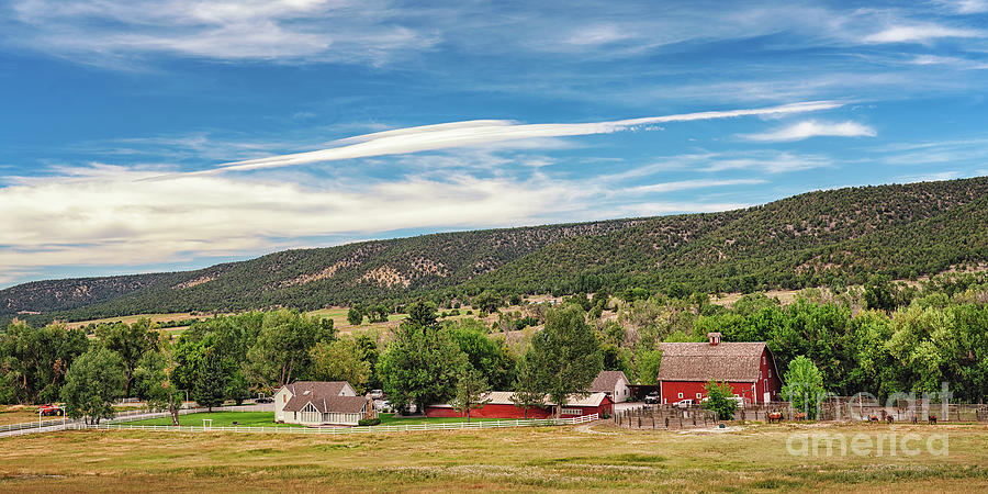 A Lovely Ridgway Colorado Ranch Photograph by Priscilla Burgers
