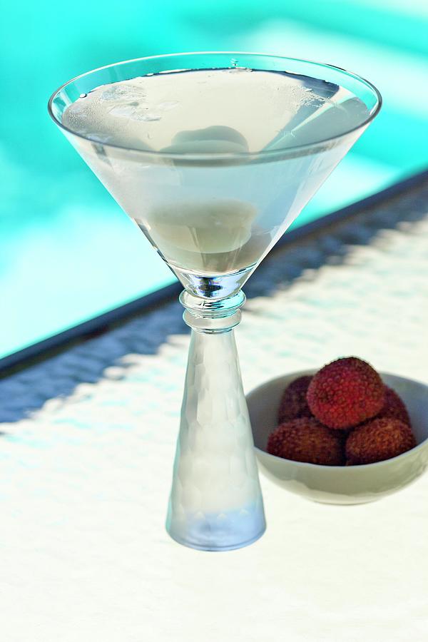 A Lychee Martini Photograph by William Boch