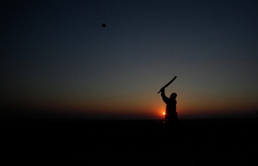 A Man is Silhouetted Photograph by Mohsin Raza