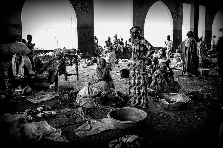 A Market In Gao (mali). Photograph by Joxe Inazio Kuesta Garmendia