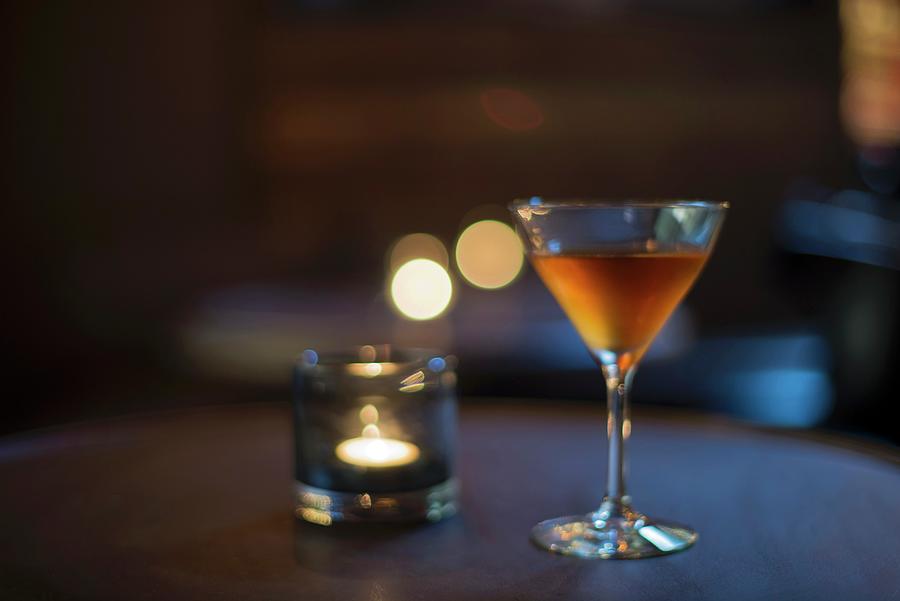 A Martini In A Bar Photograph by Farrell Scott